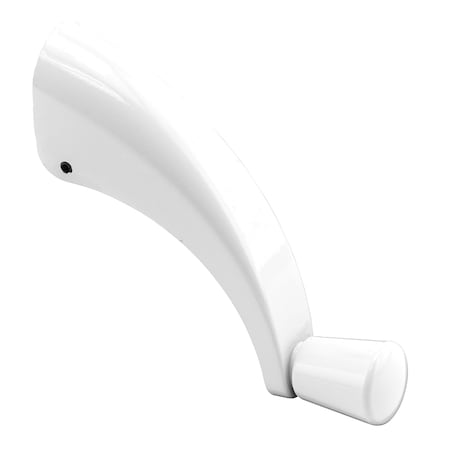 Prime-Line Operator Folding Crank Handle, 11 in., White Enamel Finish, Low, PK2 H 4316